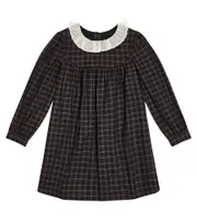 [Bonpoint] Bonpoint Tamiko checked cotton dress Y 14 multicoloured