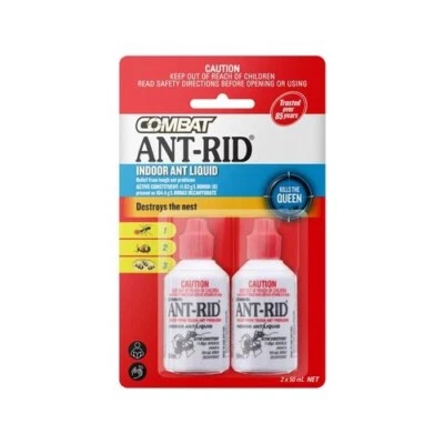 2X 50ml Ant Rid Pest Control Indoor Liquid Bait Queen Killer