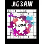 JIGSAW SUDOKU: 75+ JIGSAW SUDOKU PUZZLES, IRREGULARLY SHAPED SUDOKU, SUDOKU BOOKS FOR ADULTS