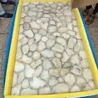 Natural White Agate Stone Table Handmade Dining Centerpiece Modern Arts counter