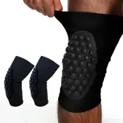 HOLDOMG Basketball Knee Pads for Adult Compression Leg Sleeve Large Black