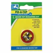 Basin Tap Reseating Kit Fix-A-Tap Non Corrosive Suits 1/2" 13mm TAPS