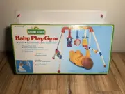 New In Box Vtg 1994 Tyco Sesame Street Baby Activity Play Gym Big Bird Cookie