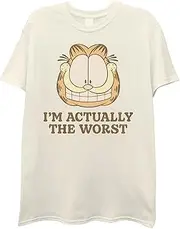 [Garfield] Mens The Cat Shirt - Classic and Odie Shirt Vintage Throwback Cartoon T-Shirt