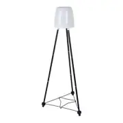 New Outdoor Yard Solar Floor Lamp Patio Solar Powered Lamp RGB With Plant Stand