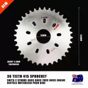 36T 415 Sprocket For 49cc 50cc 66cc 80cc Motorised Bicycle Motorized Bike