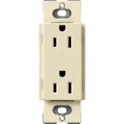 Claro 15 Amp Duplex Outlet, Sand