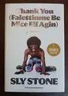 SIGNED Sly Stone Autographed Book - Thank You (Falettinme Be Mice Elf Agin) JSA