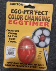 Burton Egg Perfect Color Changing Egg Timer NEW Sealed Cooking Timer Kitchen