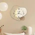 Wall Clock Quiet Roman Numeral Wood Decorative Clock for Desk Shop Classroom