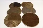 6 pieces handwoven table mat, gift for her, dining table, 12x12 tableware No: 44