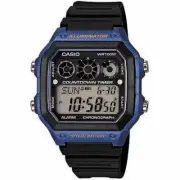 Casio AE-1300WH-2AV Digital Watch World Tm 5 Alarms 10 Year Battery 9 Timers New
