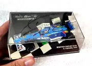 Minichamps 1/43 Benetton; Giancarlo Fisichella, 1999 F-1 season (Autographed) !