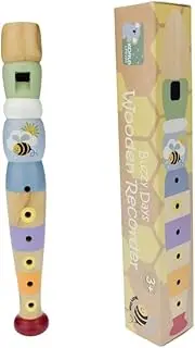 Koala Dream - Buzzy Days BEE Rainbow Recorder - Wooden Musical Instrument for Kids