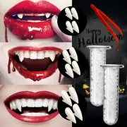 Vampire Teeth Halloween - 6 Pairs 3 Sizes Kids Fangs for Cosplay, Accessories Pa