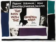 The Man With The Golden Arm poster Frank Sinatra Kim Novak Ele- 1955 Old Photo