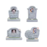 Pet Remembrances Tombstone Weatherproof Cats and Dog Headstones for Eternalize