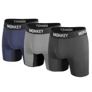 Monkey Undies Bamboo 3 Pack Black, Navy Blue and Grey