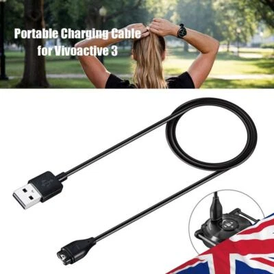 1m/3.3ft USB Charging Cable Charger for Garmin Fenix 6S 6 5 Plus 5X Vivoactive 3