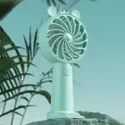 Desk Usb Fan Cartoon Ears Cooling Student Outdoor Mini Usb Fan Rechargeable