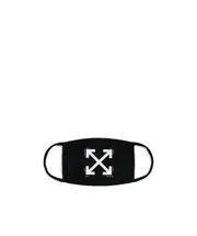 Off-White Arrow Printed Face Mask One size Black