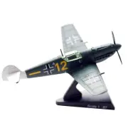 1:100 Scale Germany Messerschmitt BF109E Fighter Aircraft Alloy Model Souvenir