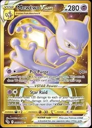Mewtwo Vstar 086/078 - Pokemon Go - Gold Secret Rare Card