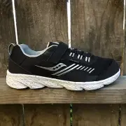 Saucony Boys Tennis Shoes Black Wind Shield