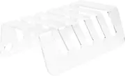 ARTSEWPLY Phone Charging Stand Transparent Multi Phone Holder for Desk Organization Durable and Stylish Cellphone Storage Base Space Saving Design for Neat and Orderly