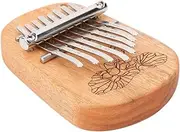 GECKO K8CA Kalimba Thumb Piano Camphor Wood 8-Key Mini Hanging Hole for Musical Performances Training