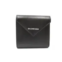 在飛比找PopChill優惠-[二手] 【日本直送】BALENCIAGA 緊湊型三折皮夾 