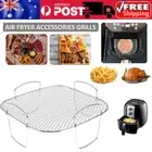 Air Fryer Rack Baking Tray Rack BBQ Skewers Barbecue Holder Stainless Steel NEW