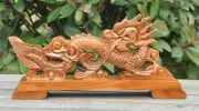 Wooden Sword Knife Dagger Cane Gun Holder Stand Peach Wood Display Rack