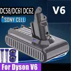 9500mAh Battery For Dyson V6 Animal DC58 DC59 DC61 DC62 DC72 SV03 SV04 /Filters