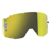 Scott Hustle / Primal / Split Replacement goggle lens motocross Yellow Chrome