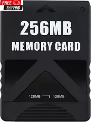 Mcbazel 256MB Memory Card for PS2, High Speed Storage Memory Card for Playstatio
