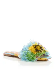 Moschino Women's Tufting Slide Sandals