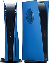 Joso Faceplate for PS5 Disc Edition, Anti-Scratch Dustproof Case Replacement, Cover Skin Fit for PS5 Console (CD-ROM) with Cooling Vent, Plates for PS5 Accessories, Easy Installation - Blue