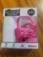 Billboard True Wireless Bluetooth Earhooks Built-In Mic & Controls Pink BB2865