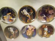 KNOWLES NORMAN ROCKWELL PLATES. OUT OF BOX.