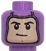 Lego New Medium Lavender Minifigure Head Balaclava Light Nougat Buzz Lightyear