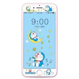 ［便宜賣］Iphone7 plus 彩色螢幕保護貼 鋼化膜 鋼化玻璃膜 雙子星 美樂蒂 嚕嚕米 多拉a夢 海綿寶寶