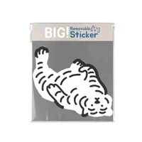 在飛比找誠品線上優惠-韓國 MUZIK TIGER 可移除式貼紙/ 懶洋洋胖白老虎