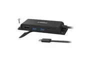 mbeat Mountable 5-Port USB-C Hub Adapter w 4K HDMI 2x USB-A 3.0 2x USB-C Female