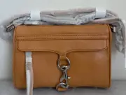 NWT Authentic Rebecca Minkoff Mini M.A.C Crossbody Bag $195 Honey Original Pack