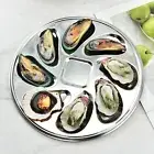 Oyster Dish Multipurpose Pack Foods Oyster Sauce Lemon Seafood Tray Smooth