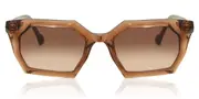 Yohji Yamamoto Slook 014 A002 Women’s Sunglasses Brown Size 52