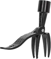 Stand Up Weed Puller Tool, 4 Claw Aluminum Alloy Head Stand Up Weeder Portable Weed Picker Weeding Head Tool Gardening Hand Weeding Tool for Garden & Lawn Care