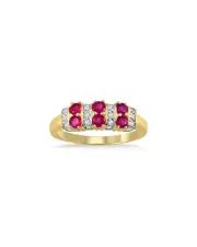 Gem Spark 14K 2.90 ct. tw. Diamond & Ruby Ring