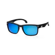 MAKO GT 9583 Matte Black Frame Brown Glass Lens HDIR Blue Mirror Sunglasses